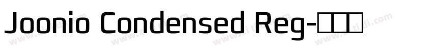 Joonio Condensed Reg字体转换